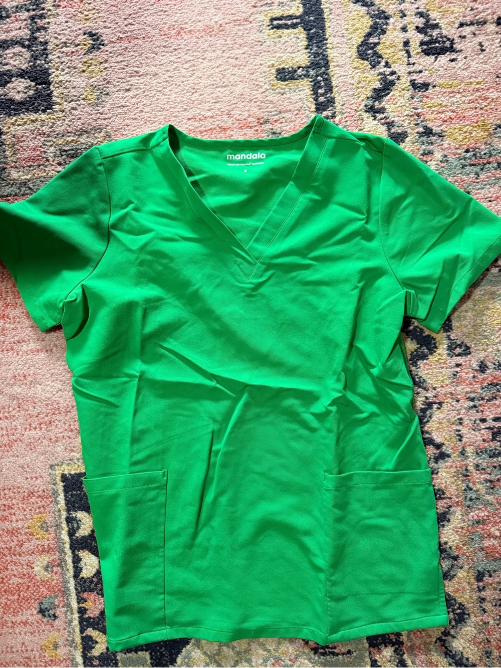 Mandala scrub top